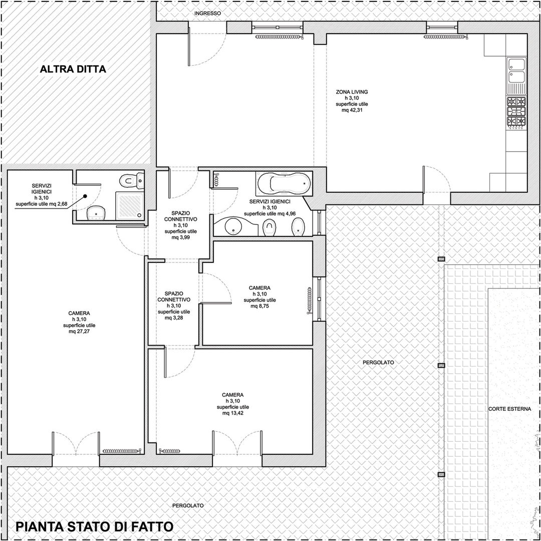 в современный. Автор – Studio Proarch, Модерн