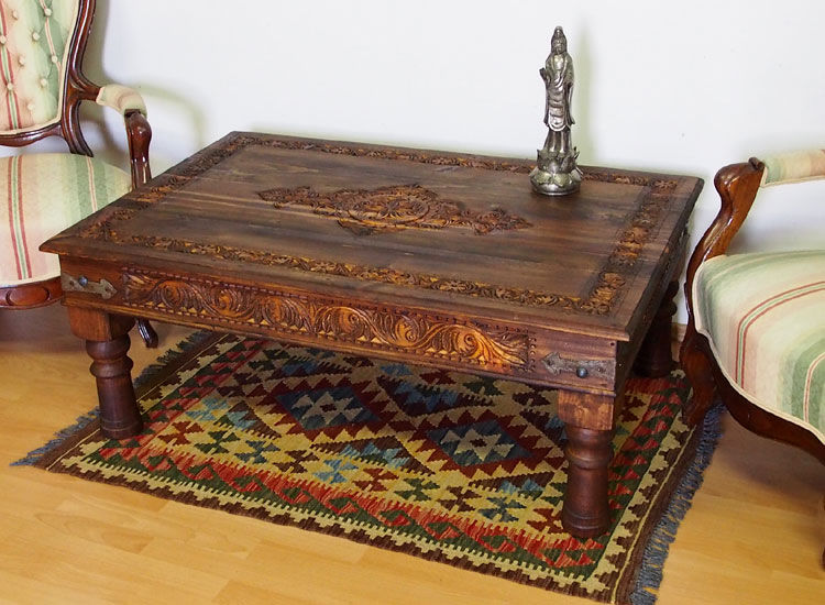 Orientalische Möbel, Kabul Gallery Kabul Gallery Ruang Makan Gaya Kolonial Kayu Wood effect Tables