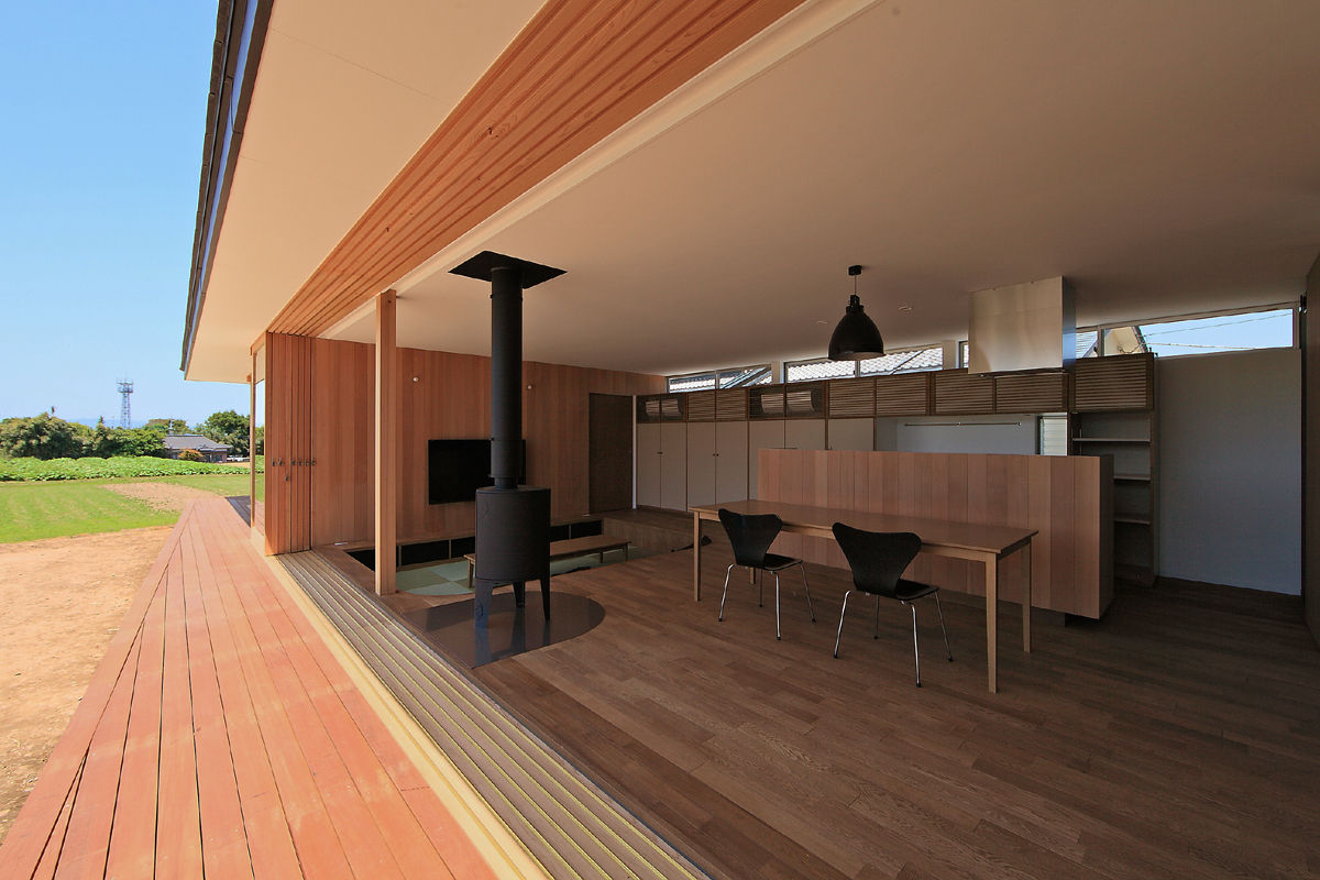CONVEX HOUSE, SCALE ||| 株式会社スケール SCALE ||| 株式会社スケール Salas de jantar modernas