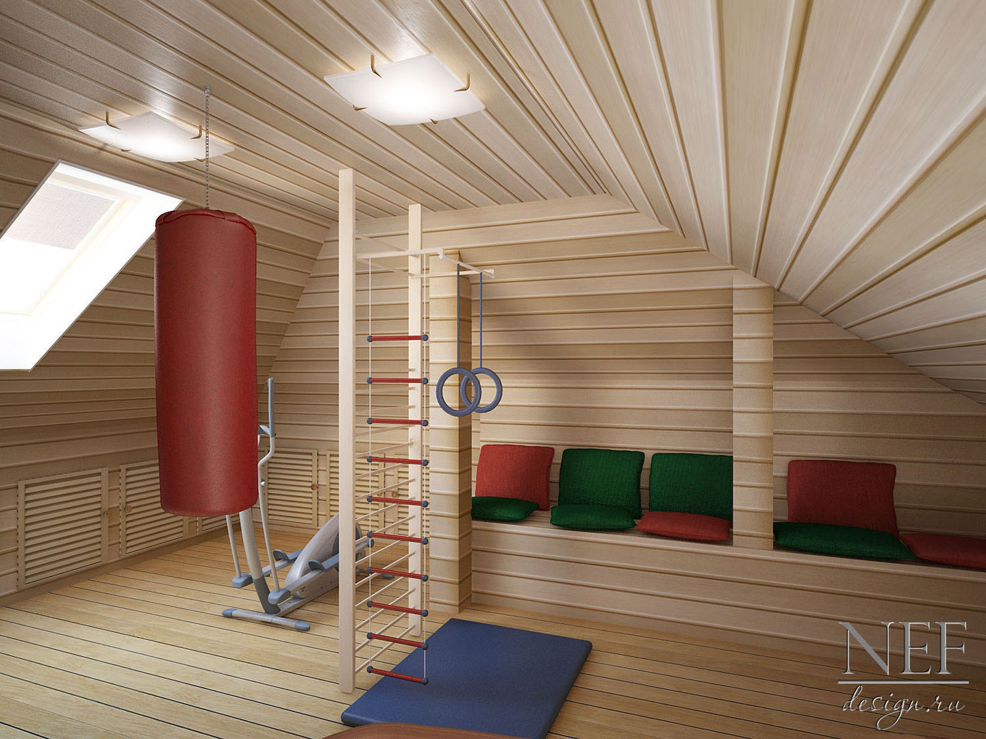 homify Scandinavian style gym