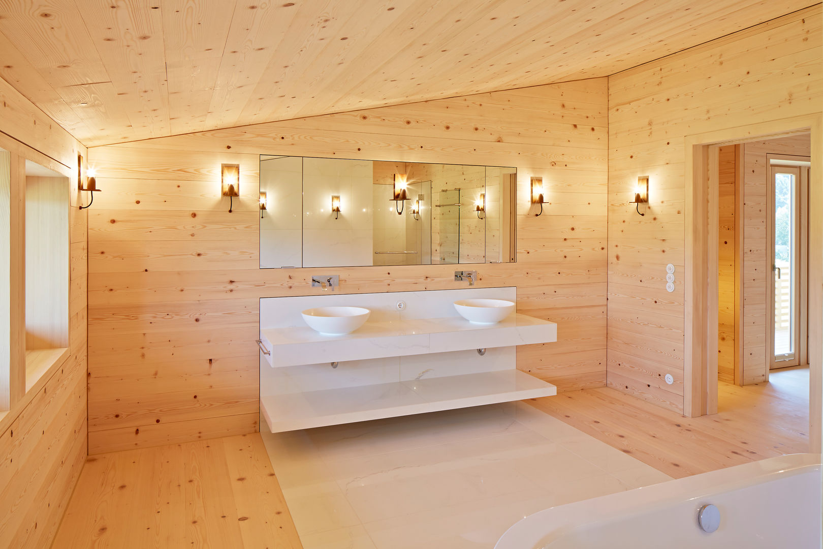 Bauernhof am Mondsee, SilvestrinDesign SilvestrinDesign Country style bathroom