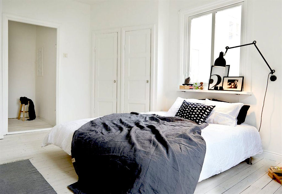 RENOVATION CHAMBRE, M-S DESIGN M-S DESIGN Scandinavian style bedroom