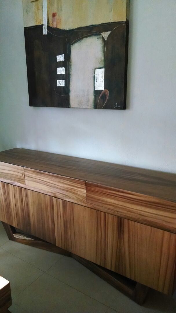 Credenza Rectangular KARDA MUEBLES Livings de estilo moderno Alacenas y cajoneras