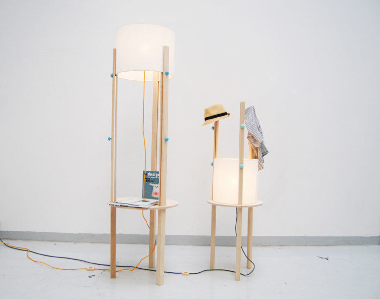 When The Light Goes Up And Down, Valerie Hebel Produktdesign Valerie Hebel Produktdesign غرفة المعيشة إضاءة