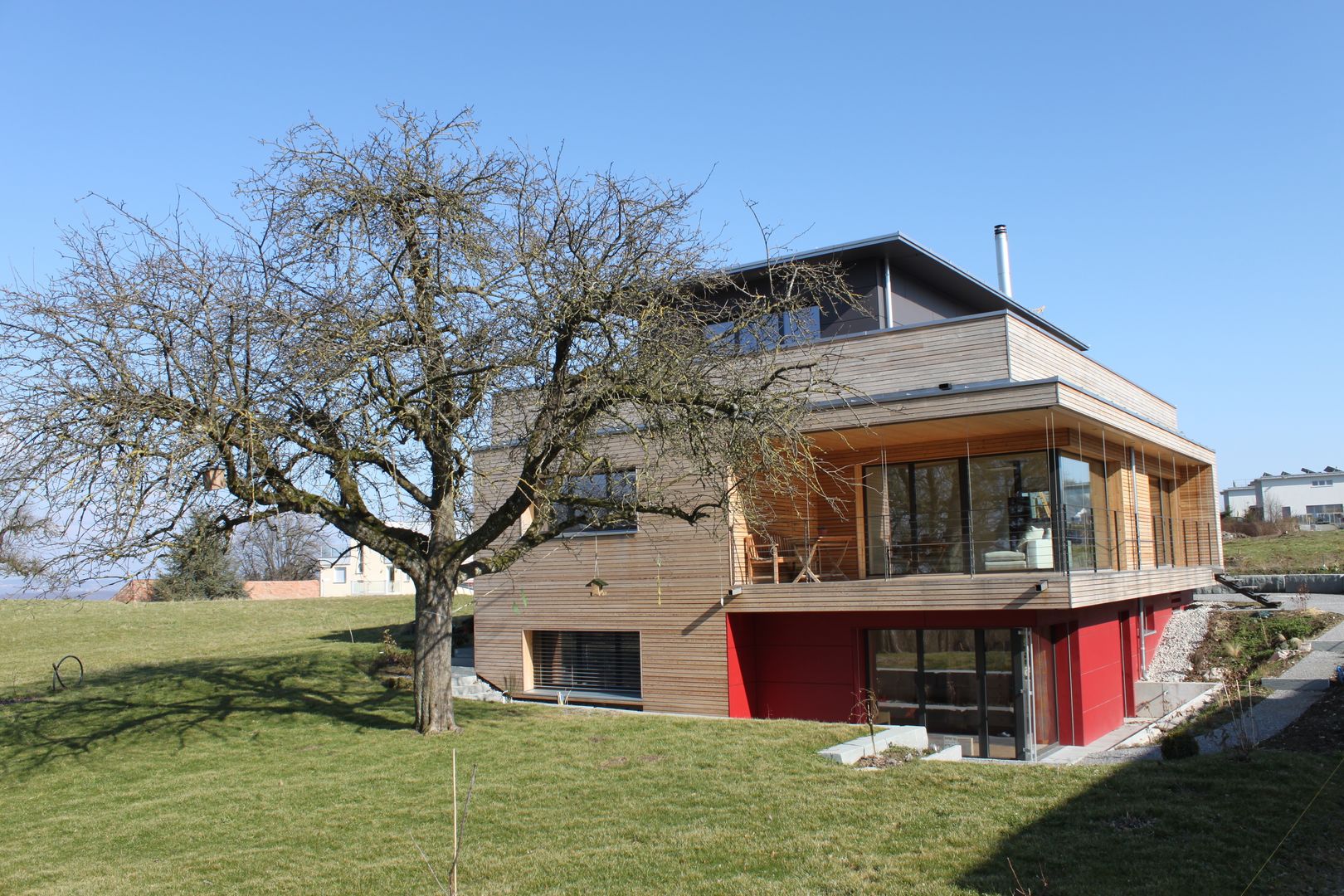 Neubau Einfamilienhaus als Passivhaus, ANB Architekten AG ANB Architekten AG Casas de estilo moderno