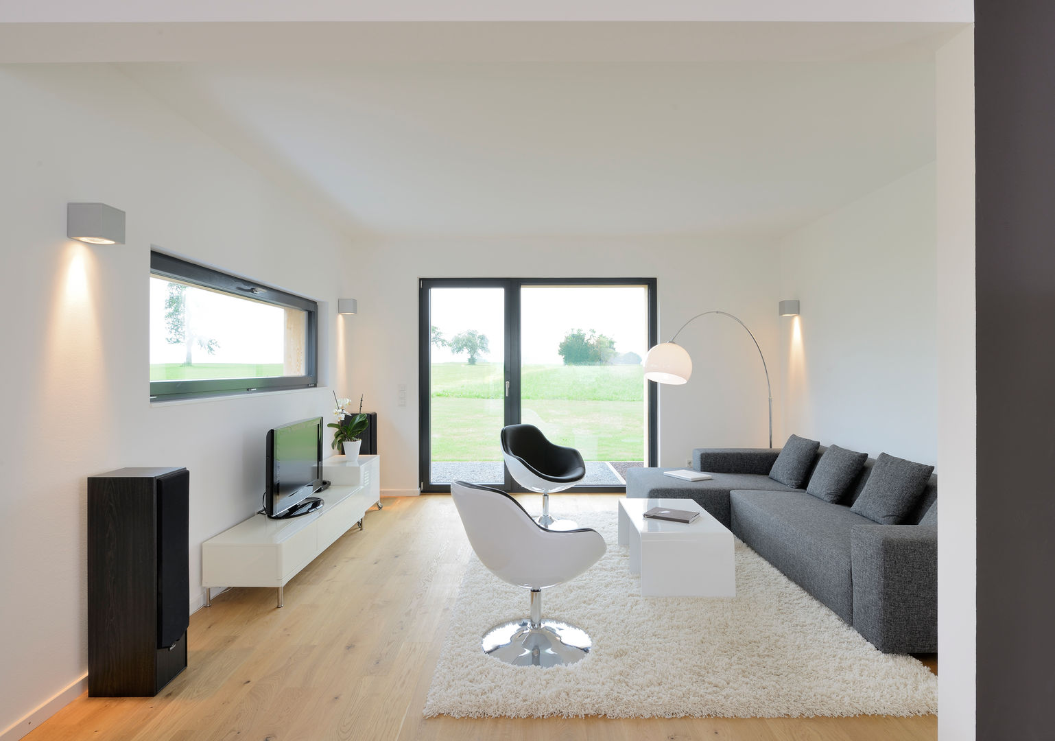 Das erste weiße Klimaschutz-Dach Deutschlands!, Bau-Fritz GmbH & Co. KG Bau-Fritz GmbH & Co. KG Modern Living Room