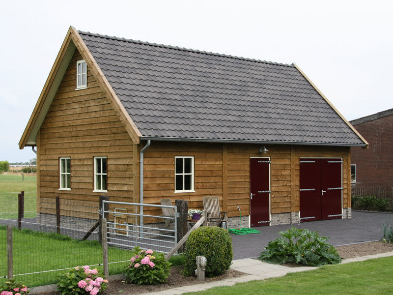 Houten garages, Geldersche Houtbouw Geldersche Houtbouw Garajes de estilo rural