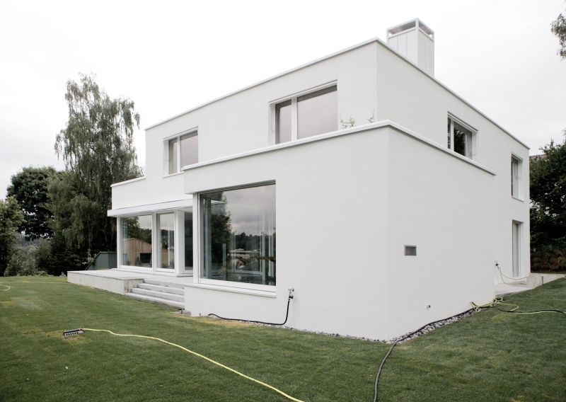 Neubau Villa Winterthur, Dominic Schmid Architektur Dominic Schmid Architektur Nowoczesne domy