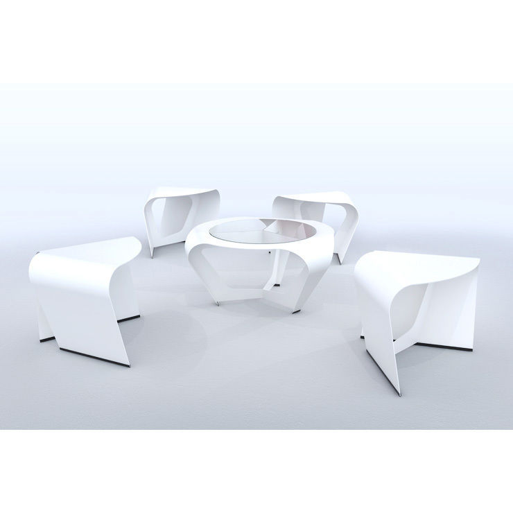 Twisted X Coffee Table Philip Michael Wolfson Modern living room Side tables & trays