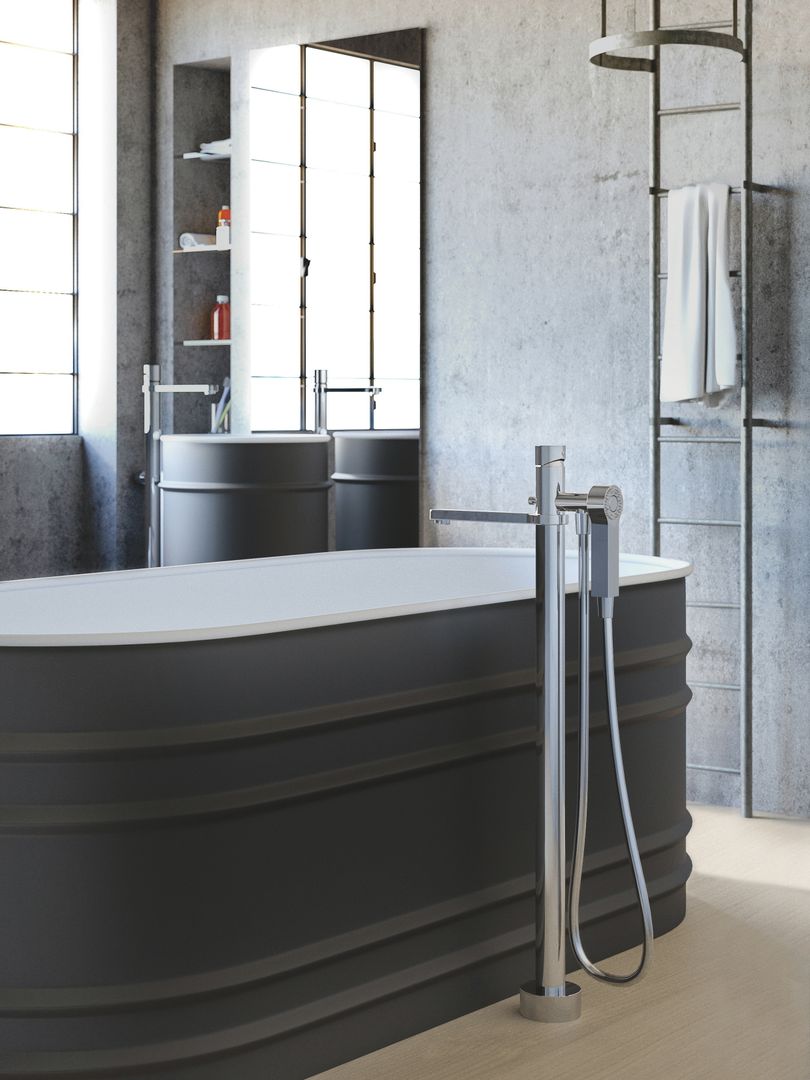 Tool, Mamoli Rubinetteria Mamoli Rubinetteria Industrial style bathroom Bathtubs & showers