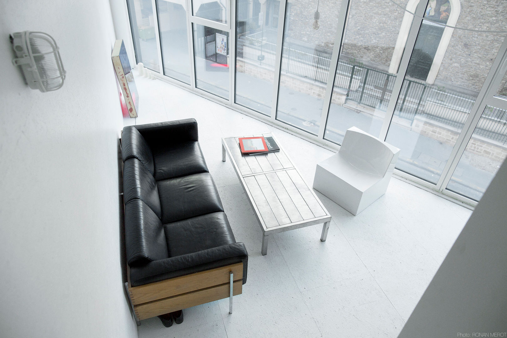 Maison individuelle - Saganaki House, bump architectes bump architectes Modern living room لکڑی Wood effect