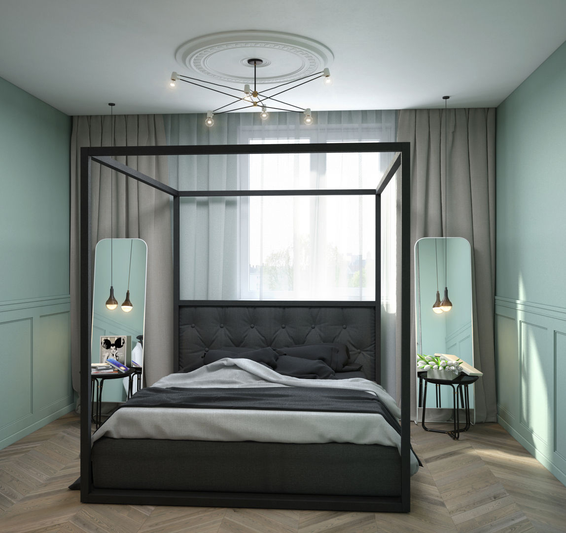 Verge of luxury, SVAI Studio SVAI Studio Eclectic style bedroom