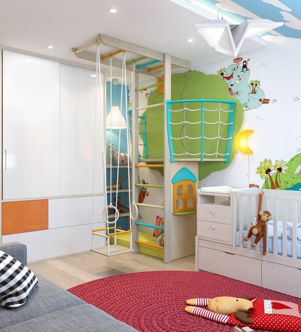 Paper Plane, SVAI Studio SVAI Studio Eclectic style nursery/kids room