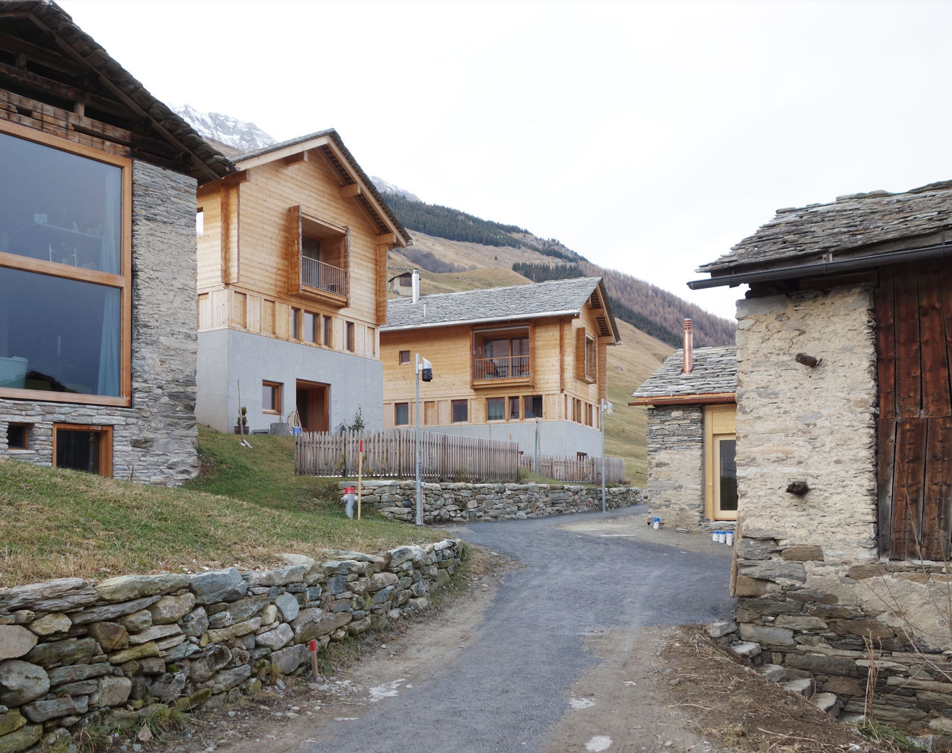 Zwei Häuser in Leis -Vals, CH , Simona Pribeagu Schmid, dipl. Architektin AAM Simona Pribeagu Schmid, dipl. Architektin AAM Modern houses