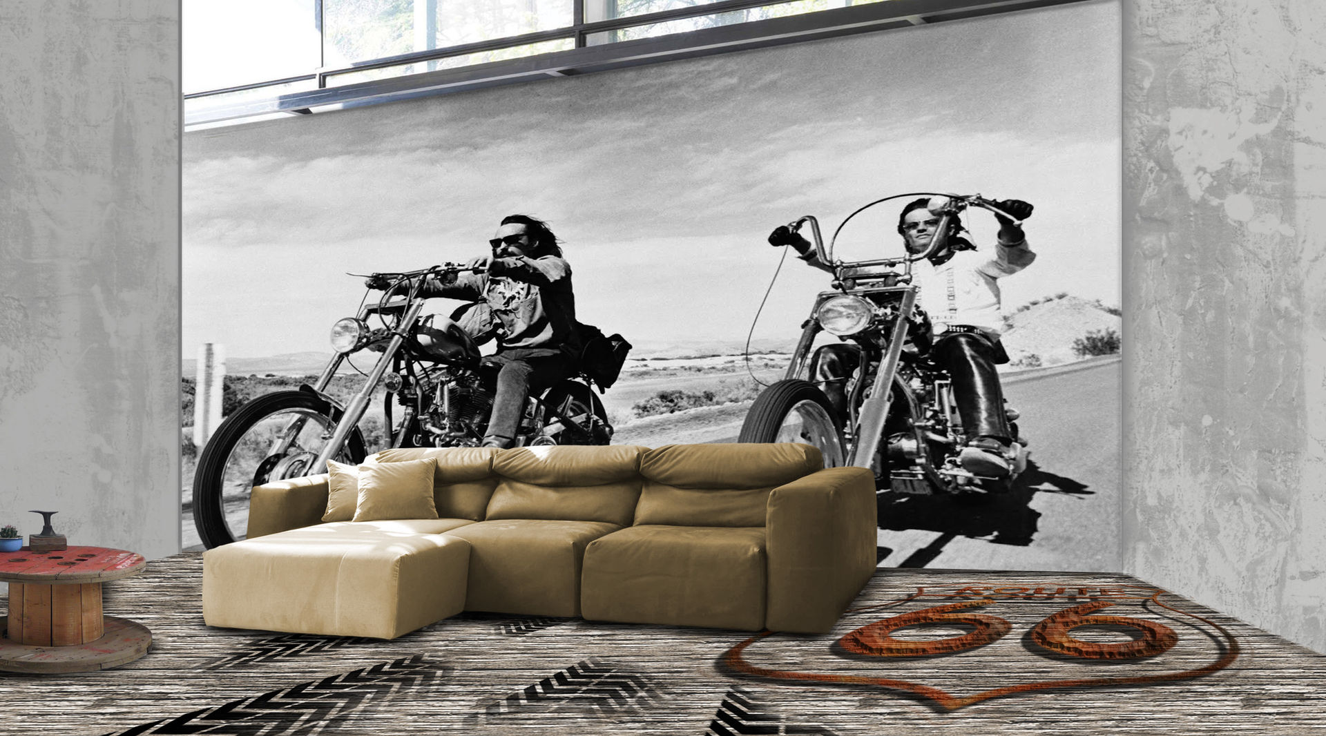 Easy Rider, PIXIE progetti e prodotti PIXIE progetti e prodotti Minimalist walls & floors Wall & floor coverings