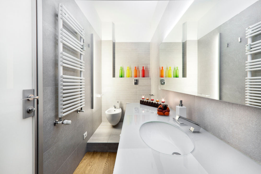 Angolo, 23bassi studio di architettura 23bassi studio di architettura Modern style bathrooms Ceramic