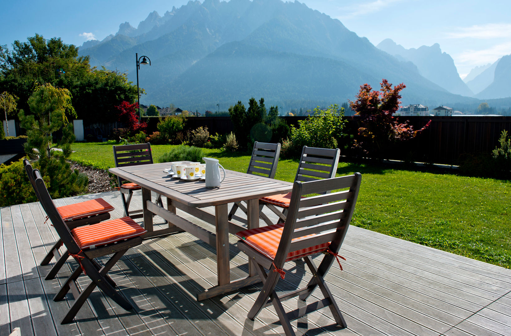 Set DOLOMITI 6 posti homify Giardino classico Mobili