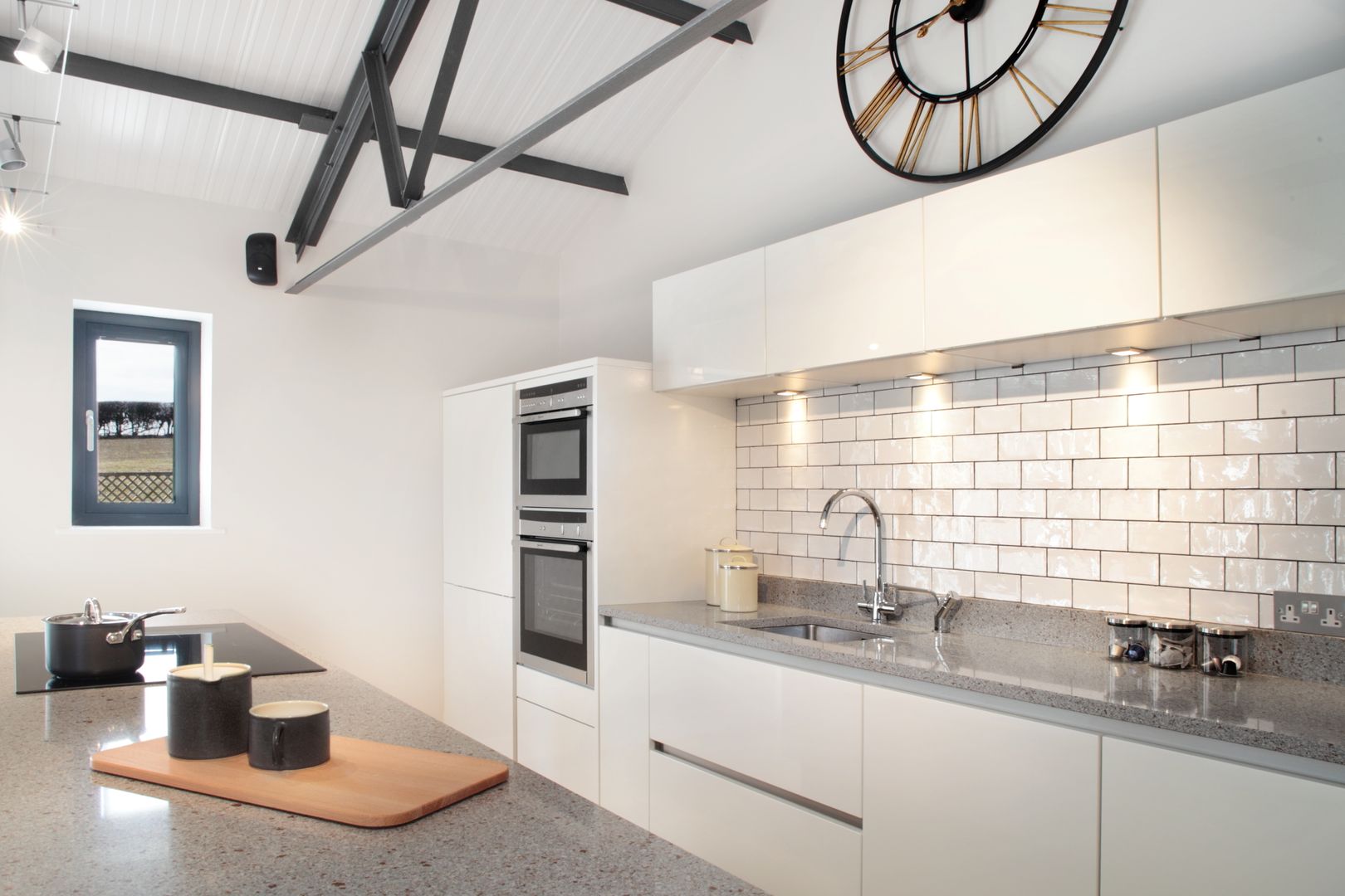 The Cow Shed Barn Conversion Kitchen in-toto Kitchens Design Studio Marlow Classic style kitchen