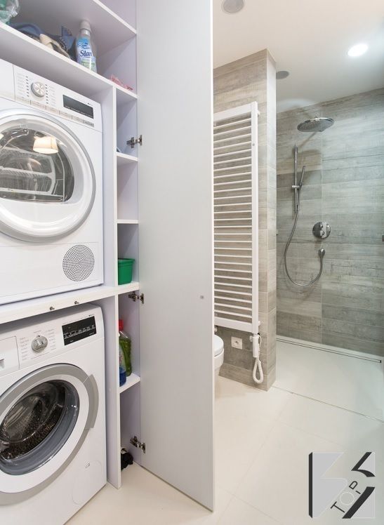 Meble na wymiar do apartamentu na warszawskiej Ochocie, 3TOP 3TOP Kamar Mandi Modern Storage