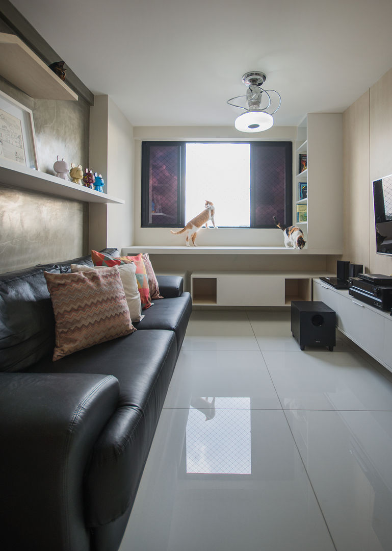 homify Salas de estar modernas