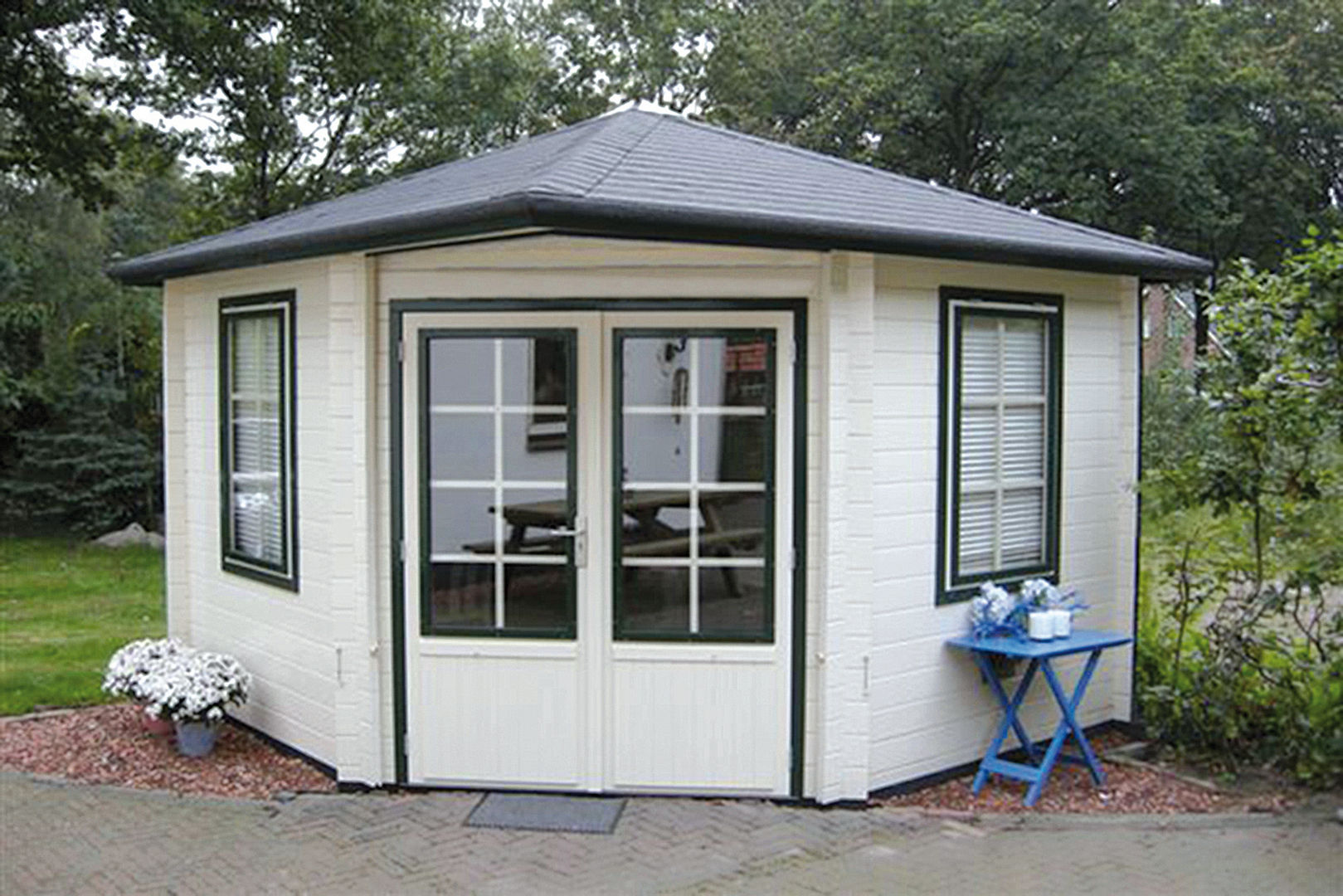 Blokhutten, NuBuiten.nl NuBuiten.nl Balcone, Veranda & Terrazza in stile scandinavo