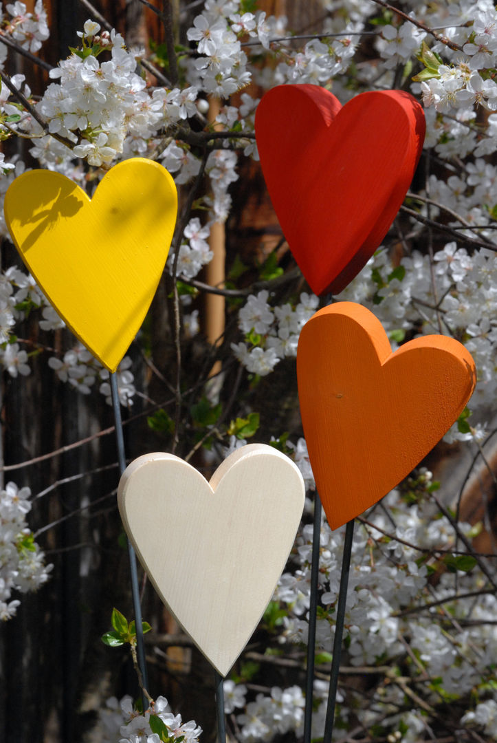 Sommerzeit = Gartenzeit, Baumelemente Baumelemente Jardines rurales Decoración y accesorios