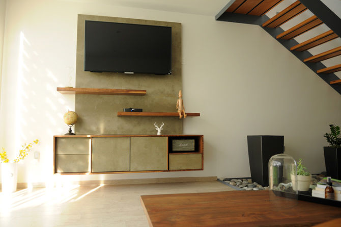 Libreo IC, Mediamadera Mediamadera Modern living room Wood Wood effect TV stands & cabinets