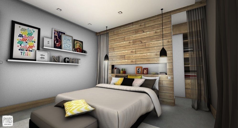 MAISON DE MONTAGNE, PYXIS Home Design PYXIS Home Design Modern style bedroom