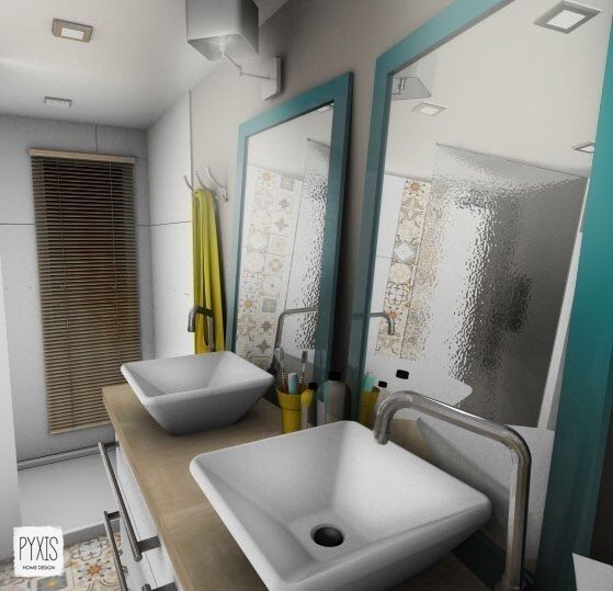 MAISON DE MONTAGNE, PYXIS Home Design PYXIS Home Design Minimalist style bathroom