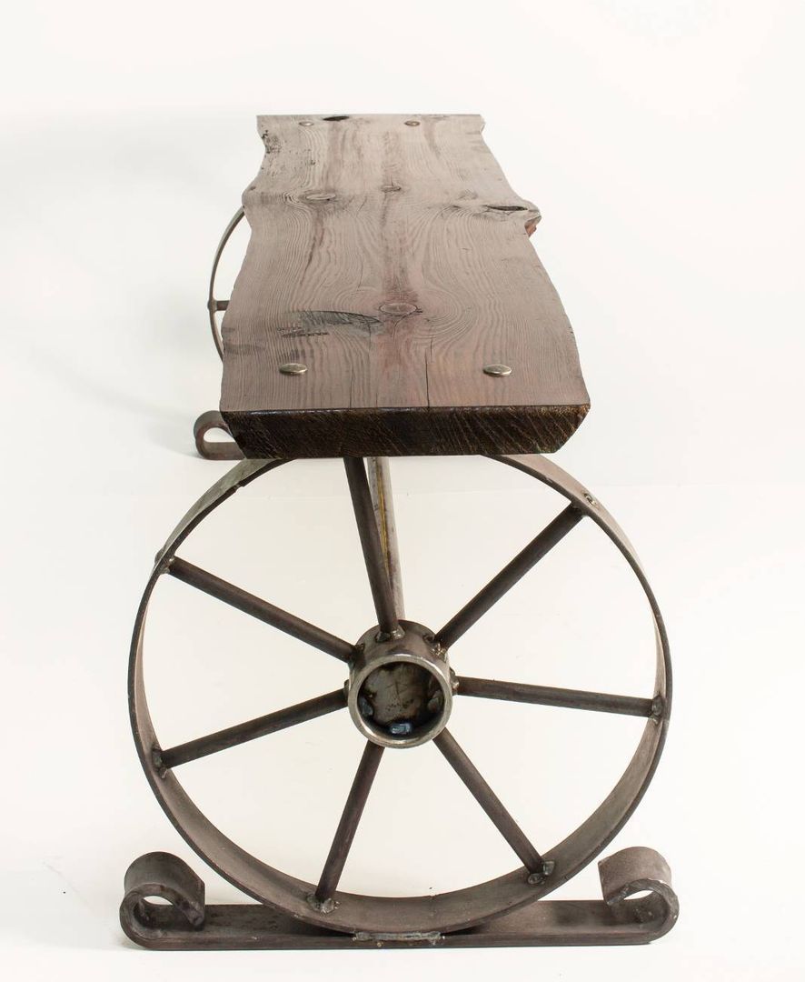 Industrial bench “TROLLEY” NordLoft - Industrial Design حديقة أثاث