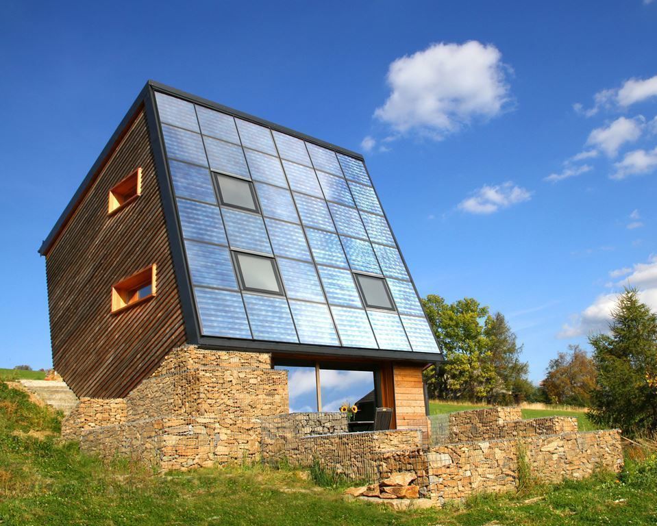 ENERGETIKhaus100® cube, FASA AG FASA AG Klassische Häuser Wolke,Himmel,Anlage,Fenster,Haus,Baum,Neigung,Holz,Gebäude,Natürliche Landschaft