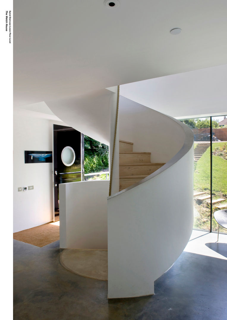 Welch House, The Manser Practice Architects + Designers The Manser Practice Architects + Designers Ingresso, Corridoio & Scale in stile moderno