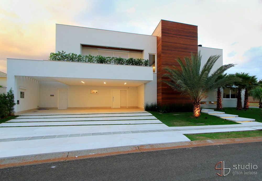 Residência J&F - projeto arquitetônico: Paulo Delmondes | fotos: Gilson Barbosa Studio Gilson Barbosa Casas modernas