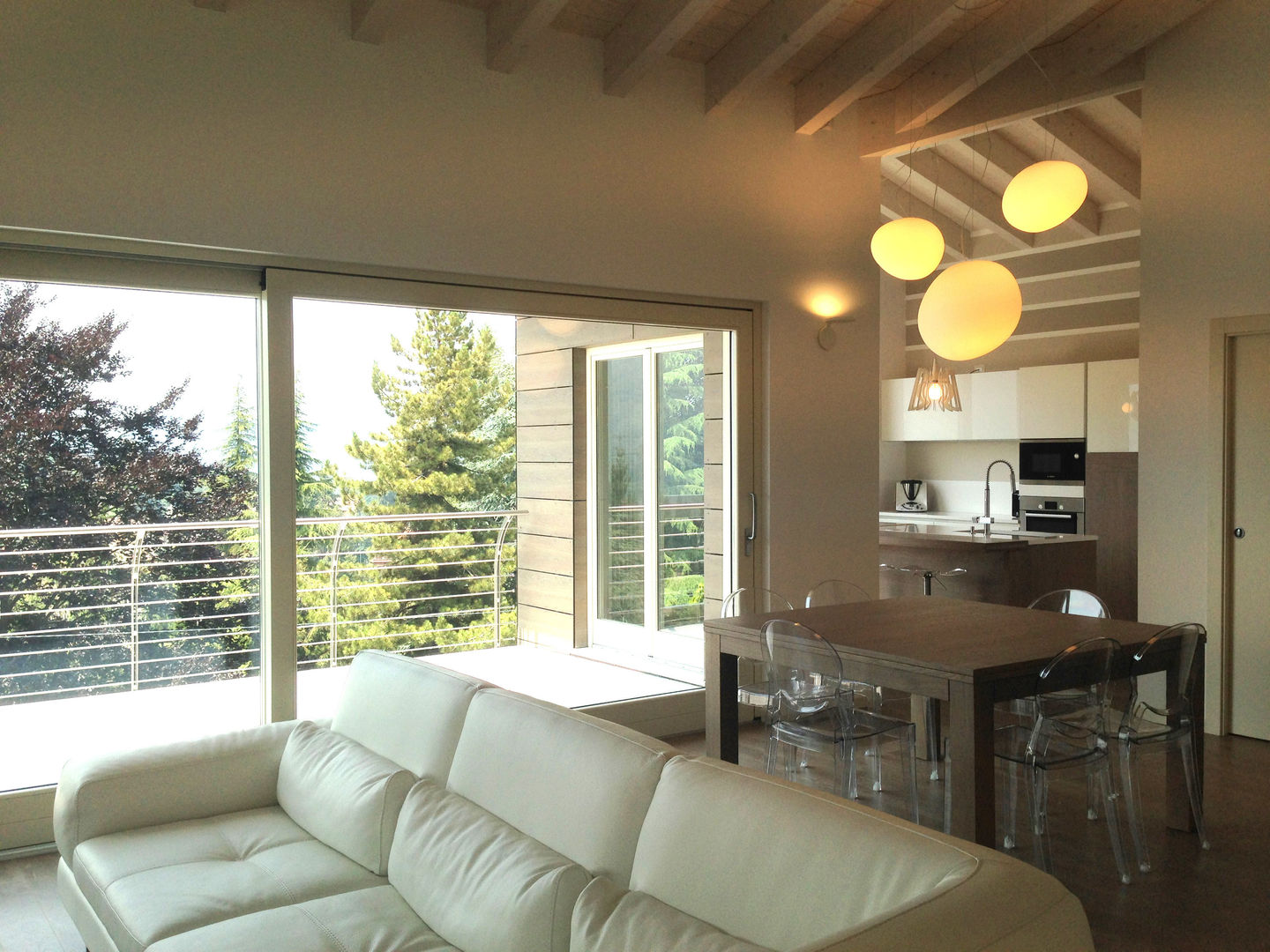 Villa singola in legno - Selvino (BG), Marlegno Marlegno Classic style living room Wood Wood effect