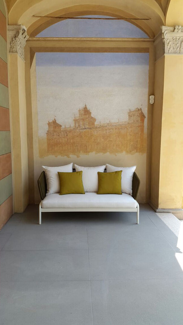 Il divanetto Odue Modena - Concept Store Balcone, Veranda & Terrazza in stile moderno