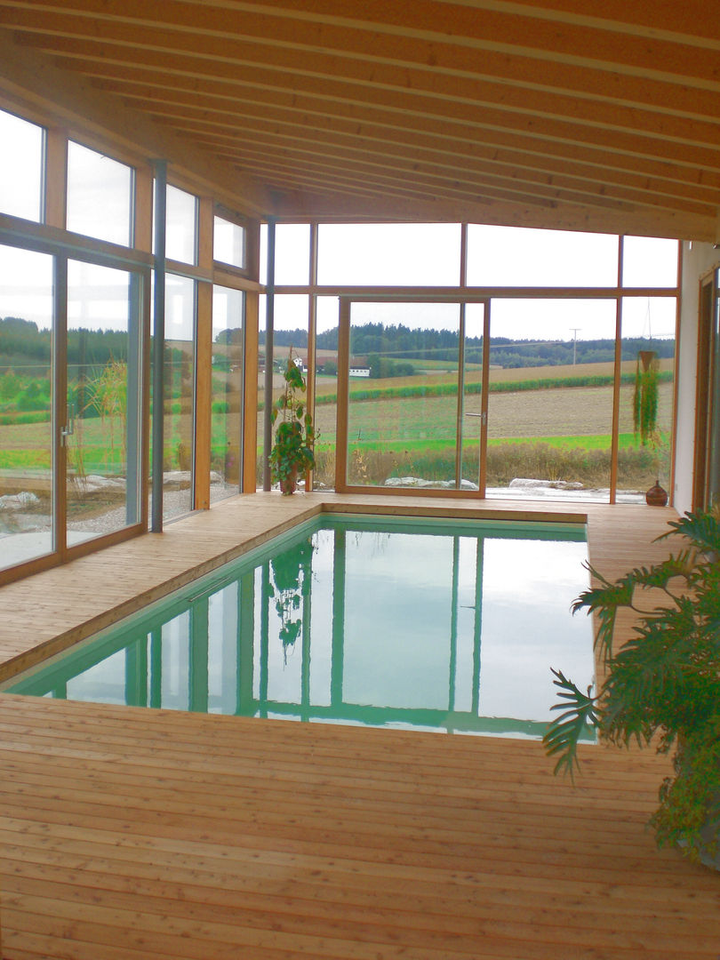 Haus M., Eggenfelden, Moserarchitekten Moserarchitekten Piscinas modernas