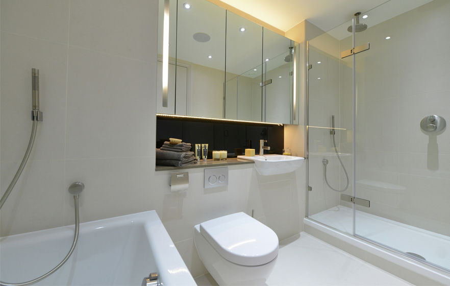 Leman Street, The Manser Practice Architects + Designers The Manser Practice Architects + Designers Modern Banyo