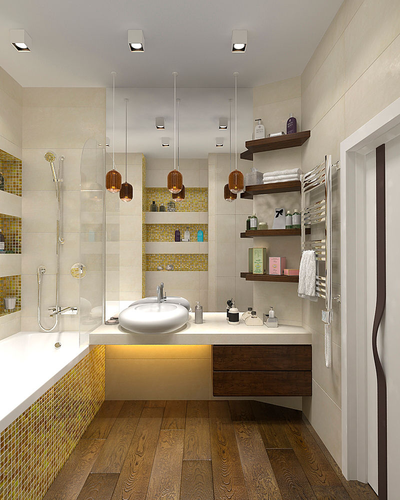 Квартира на Чертановской, Design Design Modern bathroom