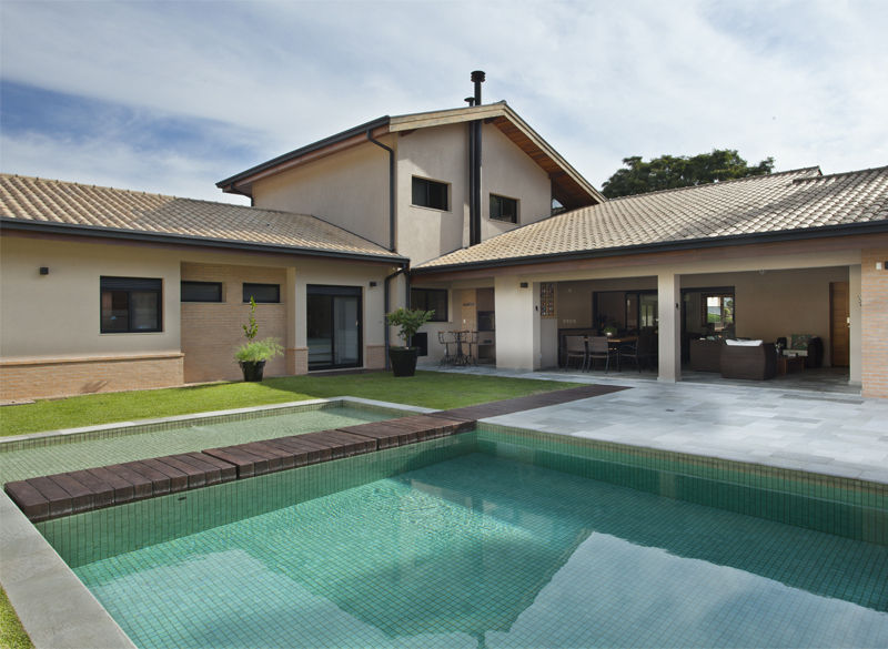 Residência Vale do Itamaracá, Cria Arquitetura Cria Arquitetura Hồ bơi phong cách mộc mạc