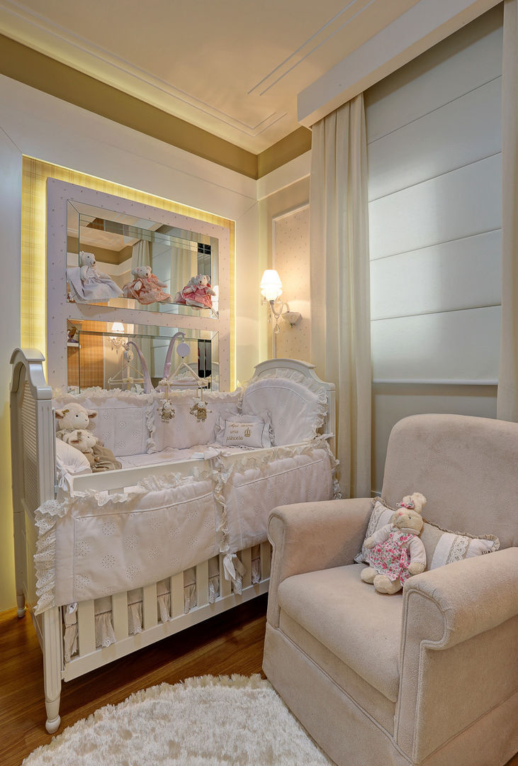 QUARTO DE BEBE, Fernanda Marchette Arquitetura Fernanda Marchette Arquitetura ห้องนอนเด็ก