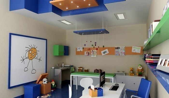 Renders interiores, Entretrazos Entretrazos モダンデザインの 子供部屋