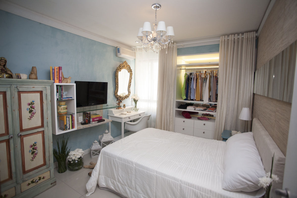 NP 702, POCHE ARQUITETURA POCHE ARQUITETURA Eclectic style bedroom