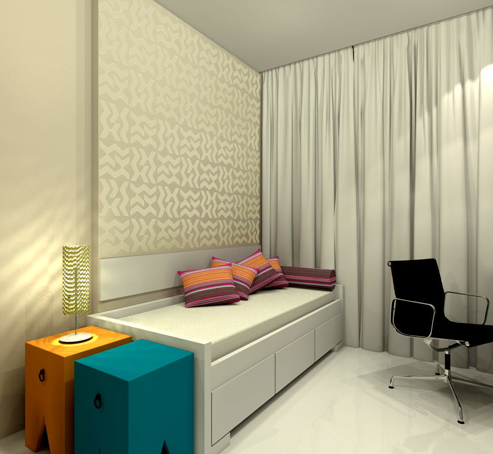 homify Modern style bedroom