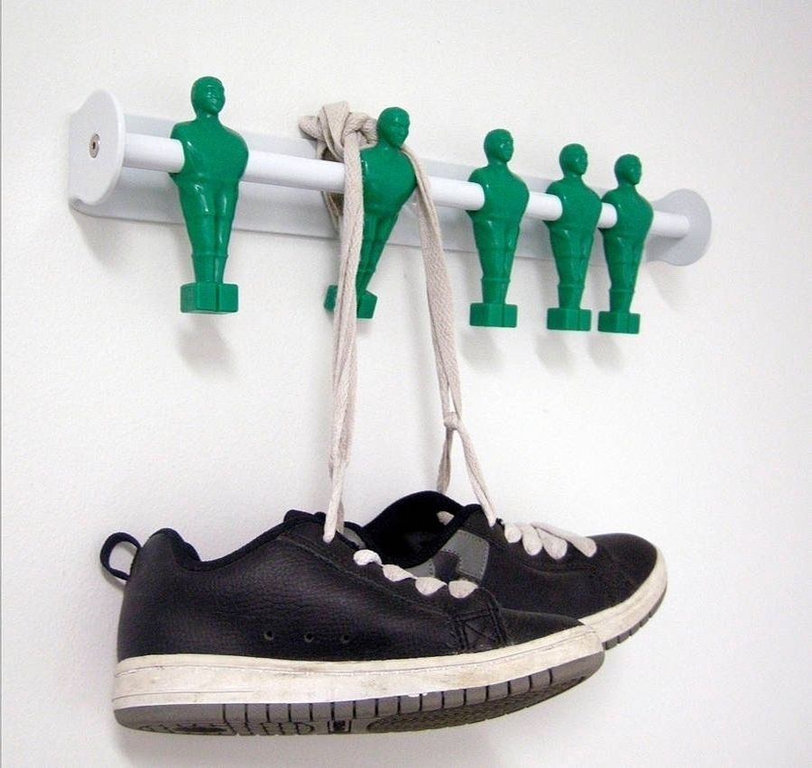 Five A Side Football Coat Hooks The Letteroom Eclectic style corridor, hallway & stairs Storage