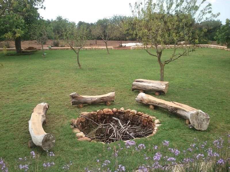 benches homify Rustic style garden