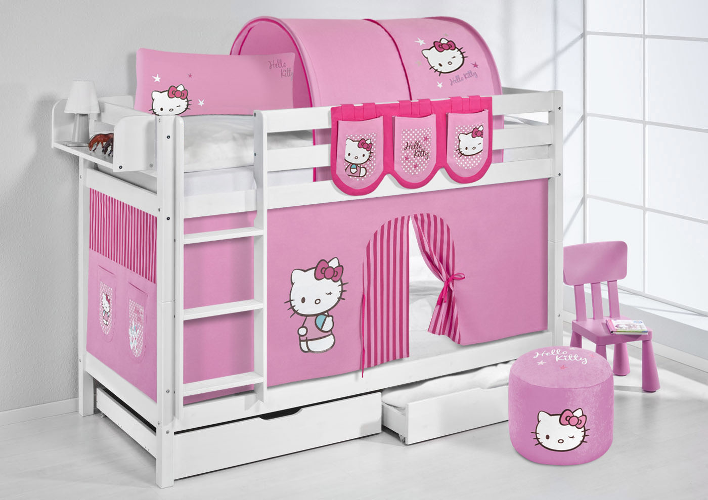 LITERA HELLO KITTY Gearpro Dormitorios infantiles de estilo moderno Camas y cunas