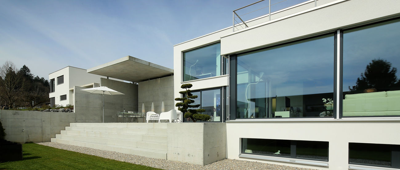 Einfamilienhaus im Schweizer Mittelland, Unica Architektur AG Unica Architektur AG Modern Evler