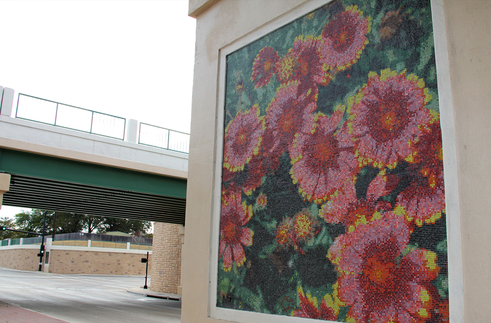 COLLEGE STATION , alto diseño en mosaico alto diseño en mosaico Corredores, halls e escadas modernos Azulejo