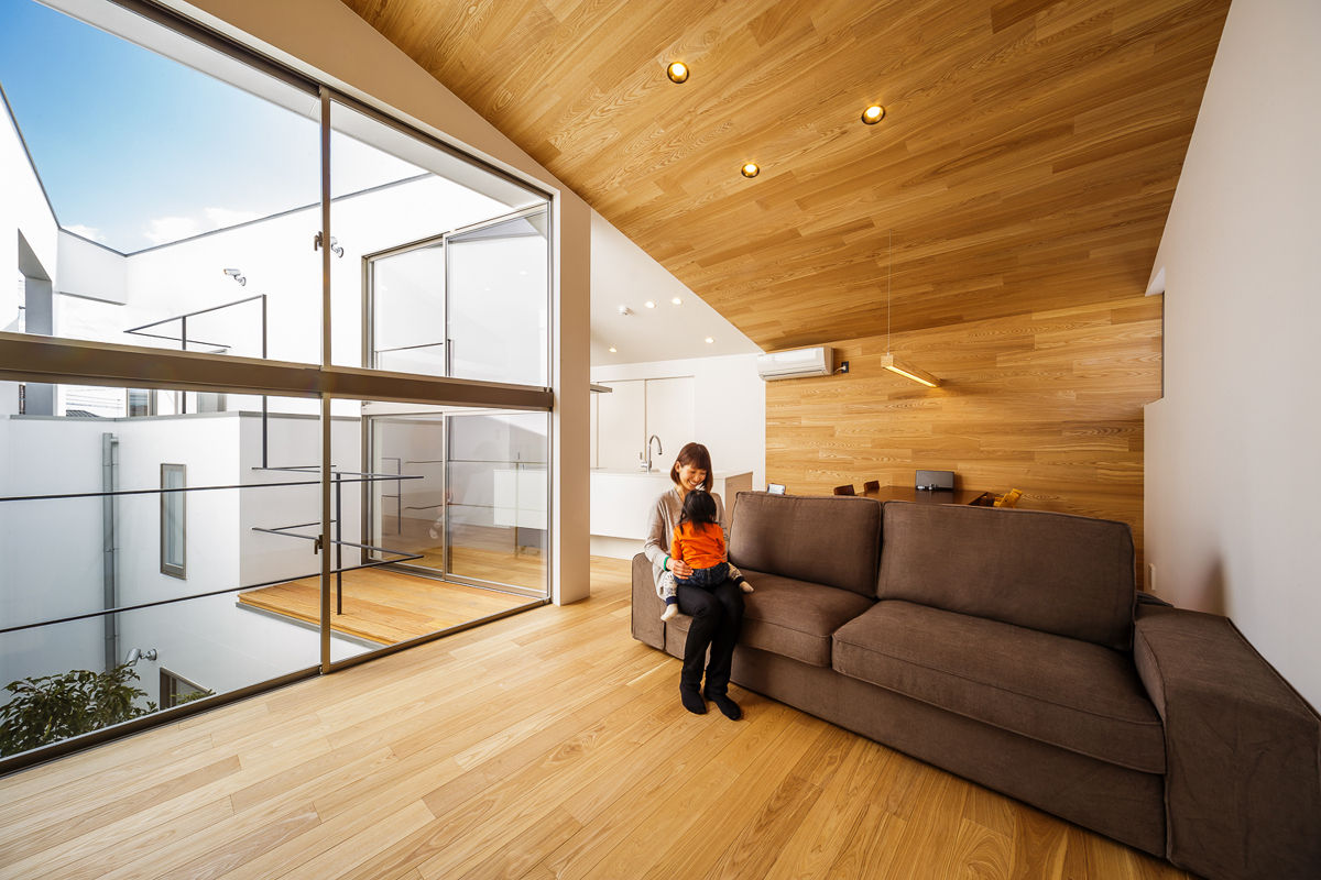 haus-bent, 一級建築士事務所haus 一級建築士事務所haus Scandinavian style living room