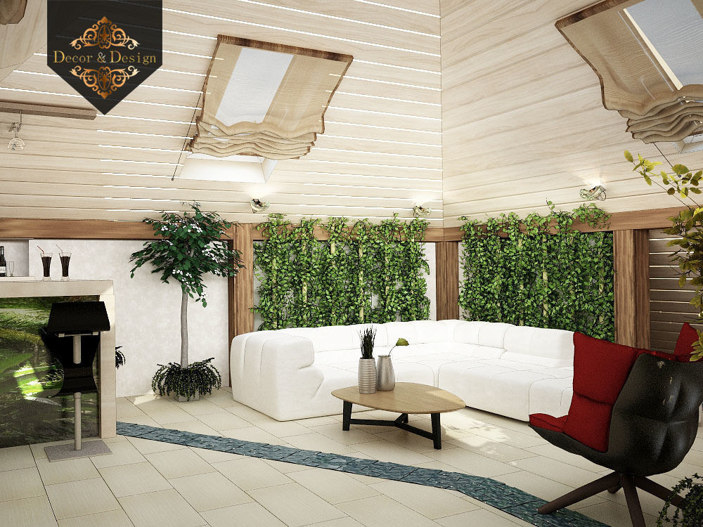 Уютный минимализм, Decor&Design Decor&Design Anexos de estilo tropical